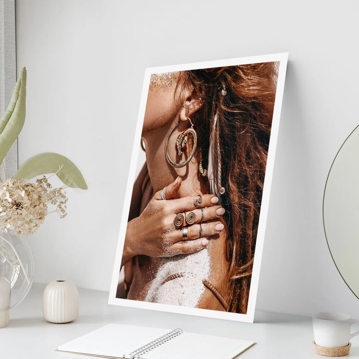 Poster - Koningin van het wilde strand - 70x100 cm