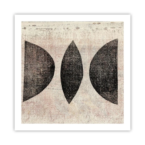 Poster - etnische abstractie - 60x60 cm