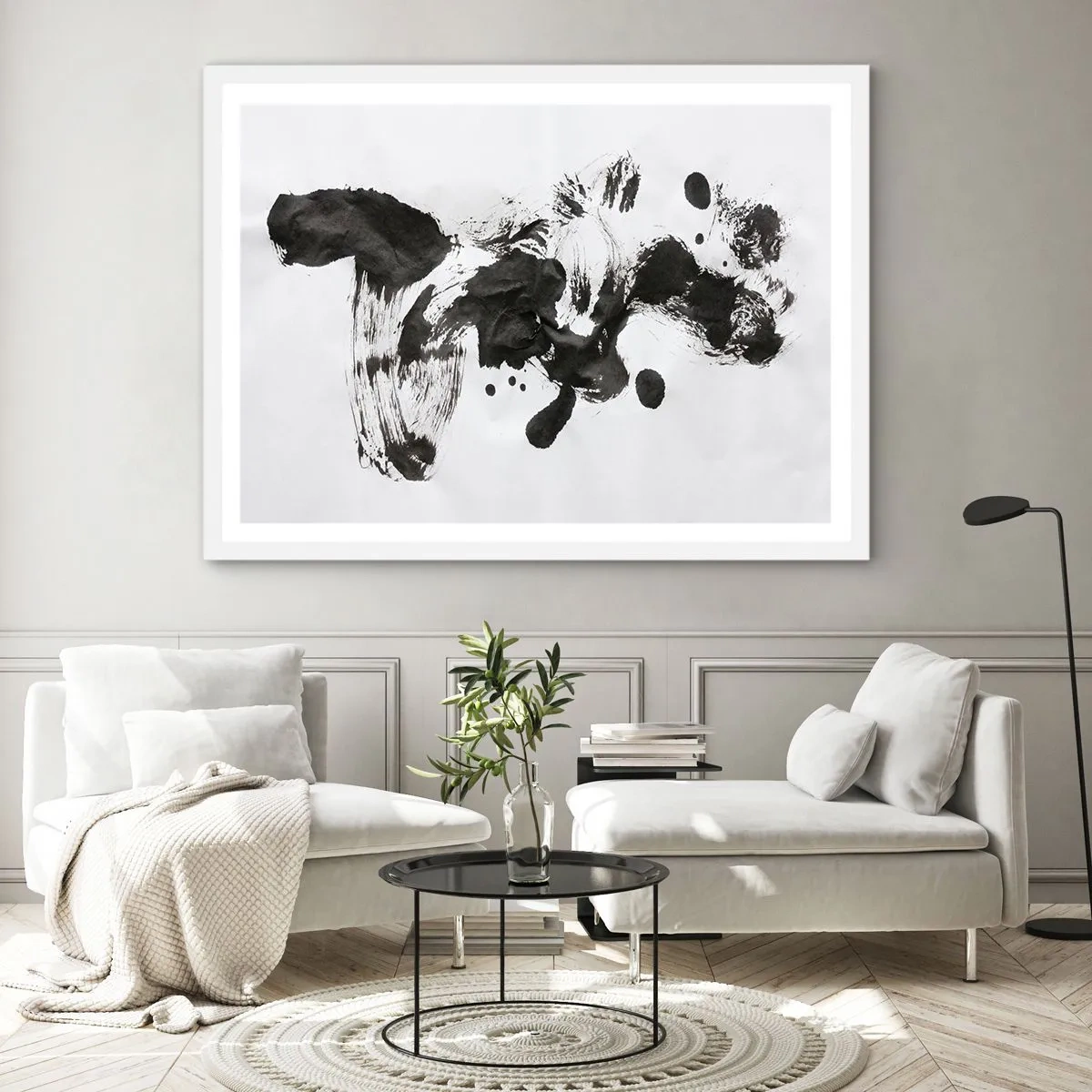 Poster in een witte lijst - Is er een methode voor de waanzin? - 100x70 cm