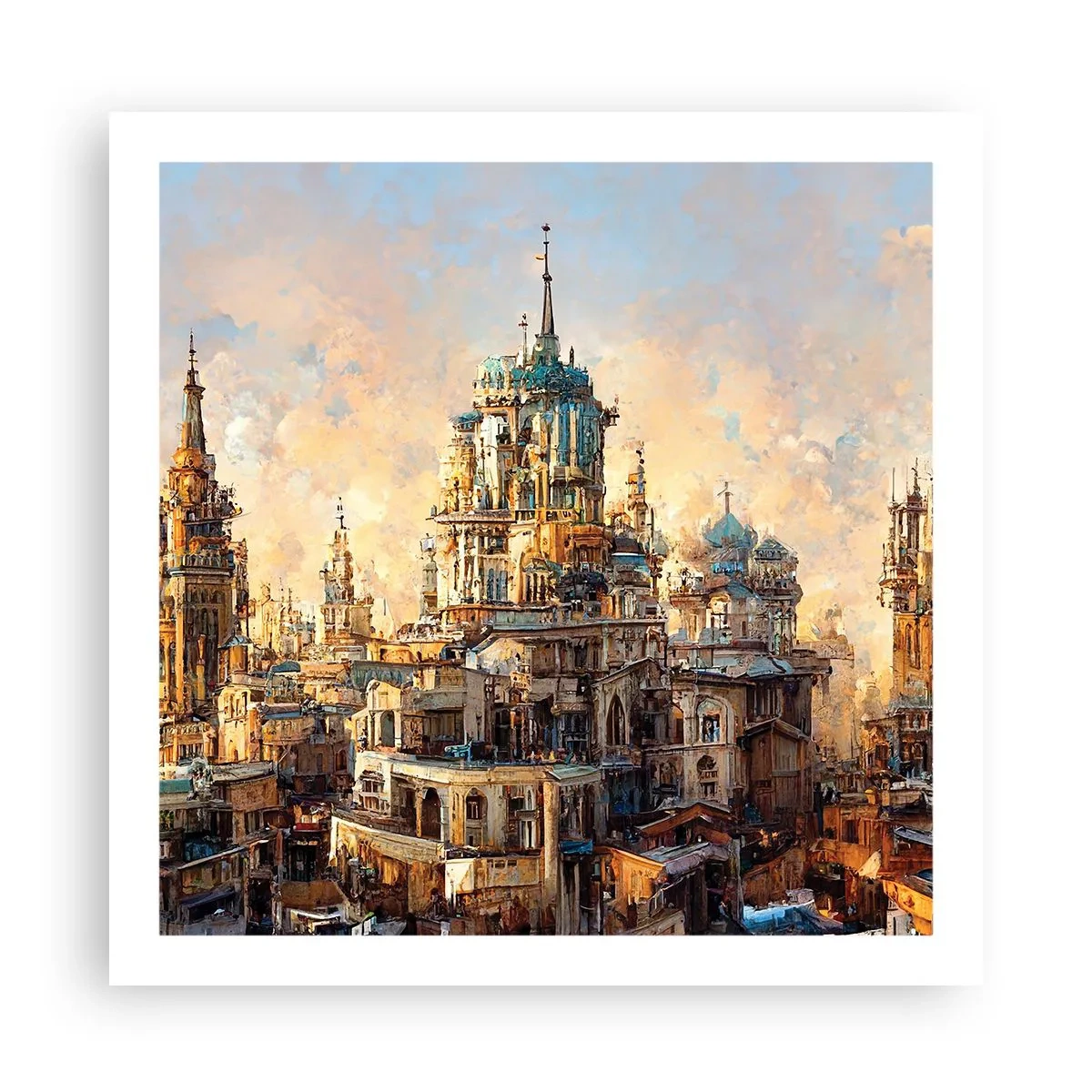 Poster - Stad der steden - 60x60 cm