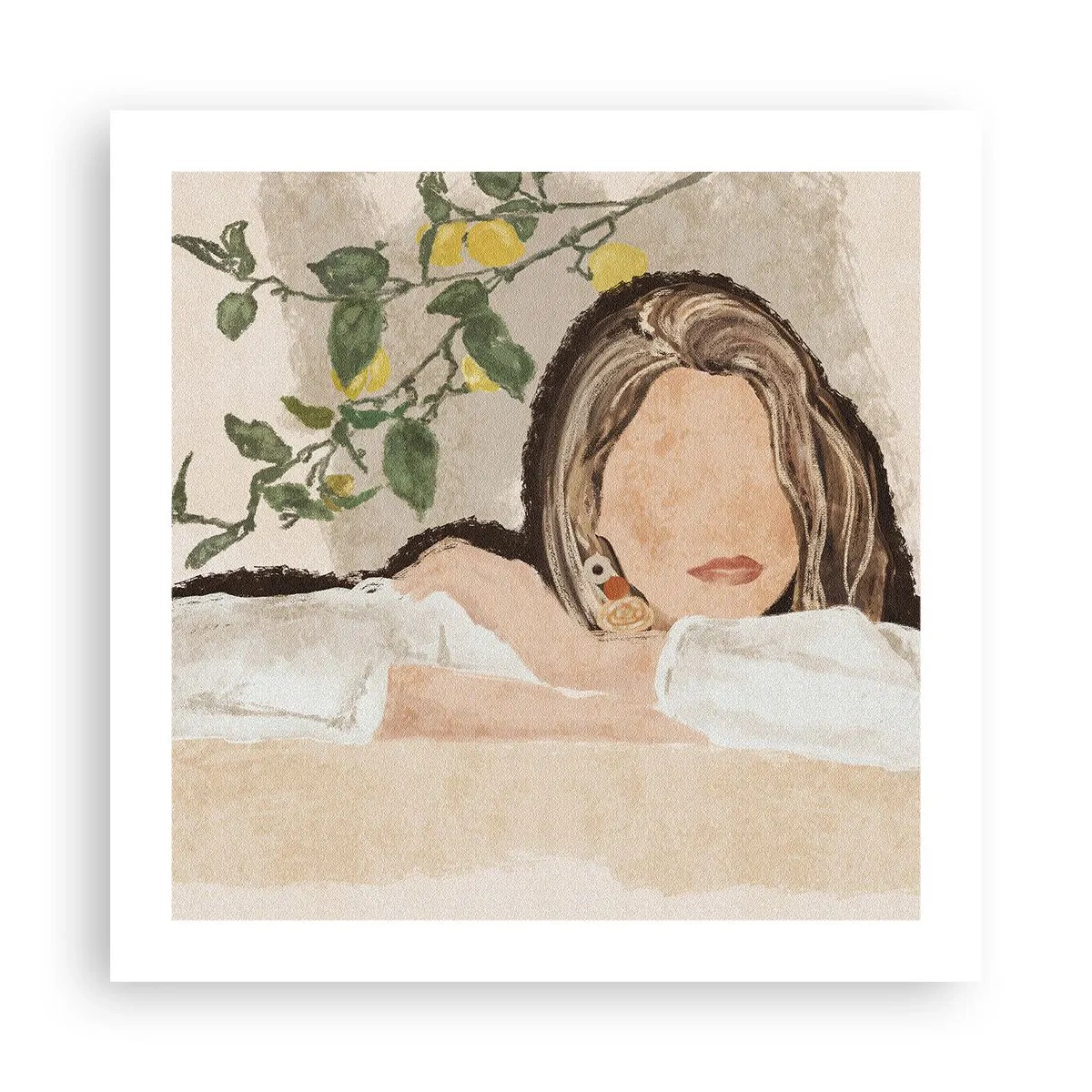 Poster - Zuidelijke schoonheid - 50x50 cm