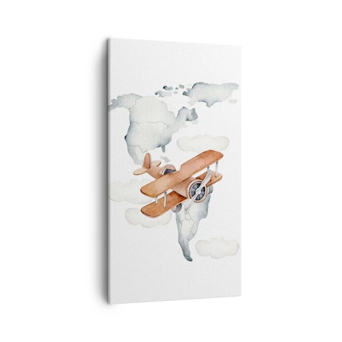 Schilderen op canvas - In een pioniersgeest - 45x80 cm