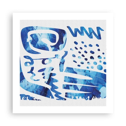 Poster - Terug naar de wortels - 50x50 cm