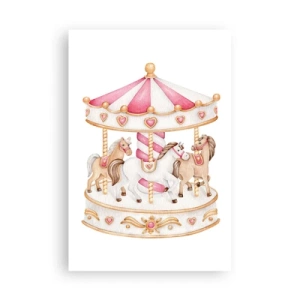 Poster - De zoete kinderwereld - 61x91 cm
