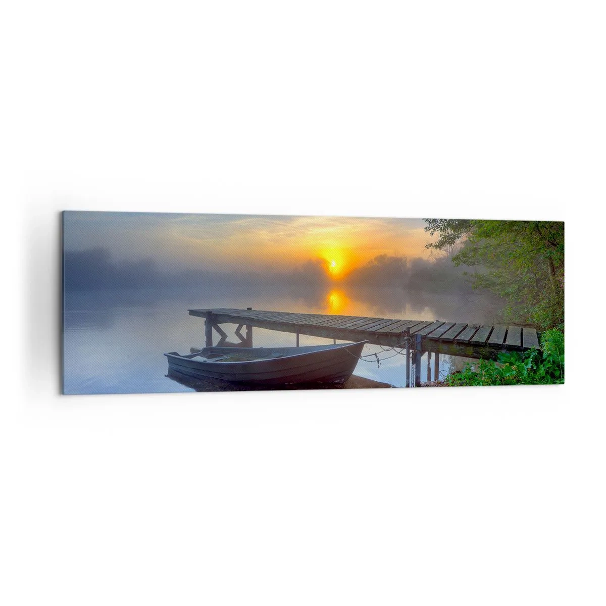 Schilderen op canvas - Hoe gewoon verandert in magie - 160x50 cm