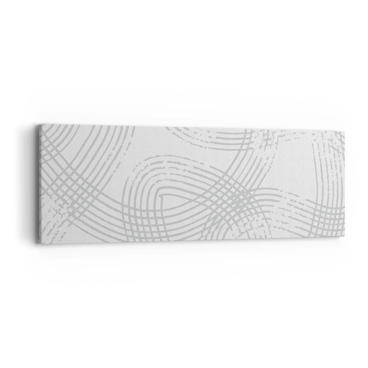 Schilderen op canvas - Er is geen rechte weg - 90x30 cm