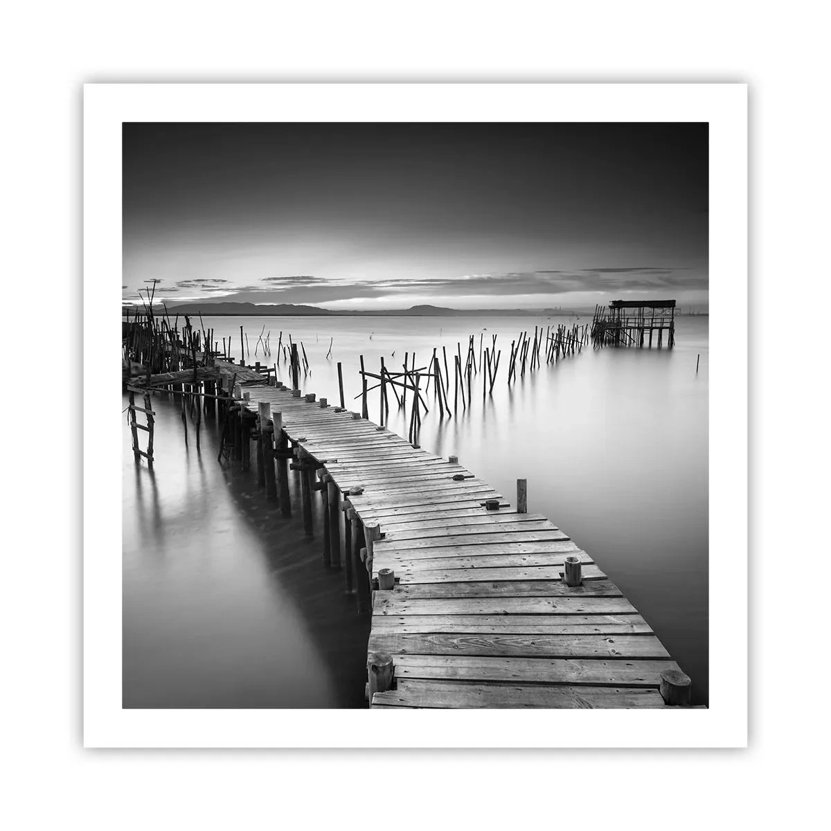 Poster - De rust van een vergeten kust - 60x60 cm