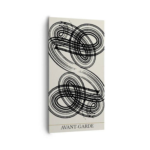 Schilderen op canvas - Het kwam er spontaan uit - 65x120 cm