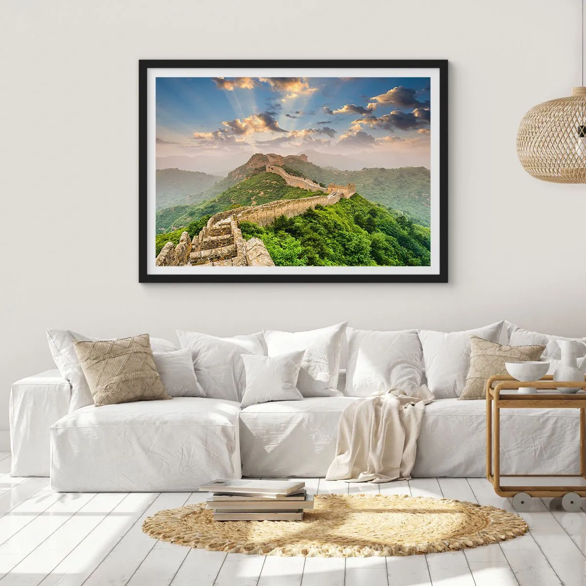 Poster in een zwarte lijst - Eeuwige grootheid - 40x30 cm