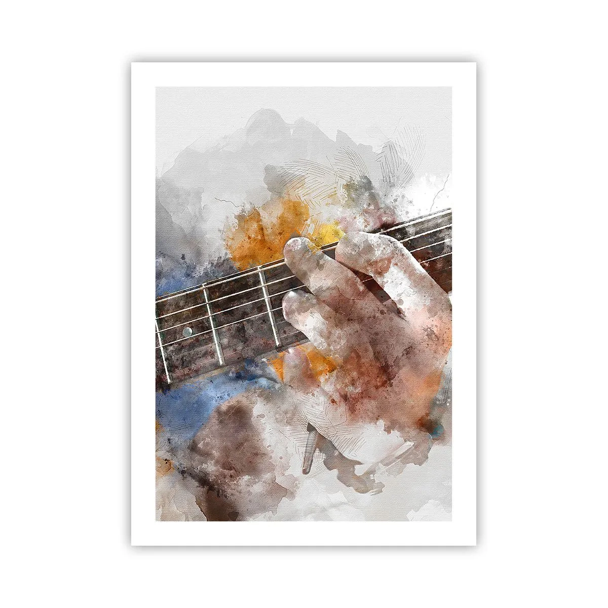 Poster - Poëzie tussen de snaren - 50x70 cm