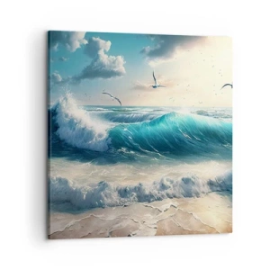 Schilderen op canvas - Ritselt alleen voor jou - 60x60 cm