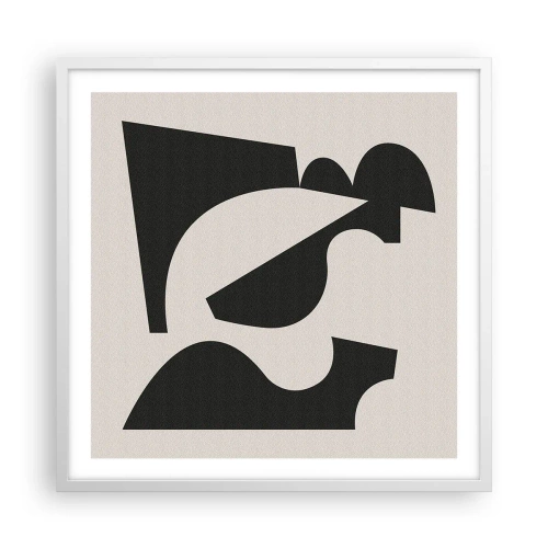 Poster in een witte lijst - Voor zelfassemblage - 60x60 cm