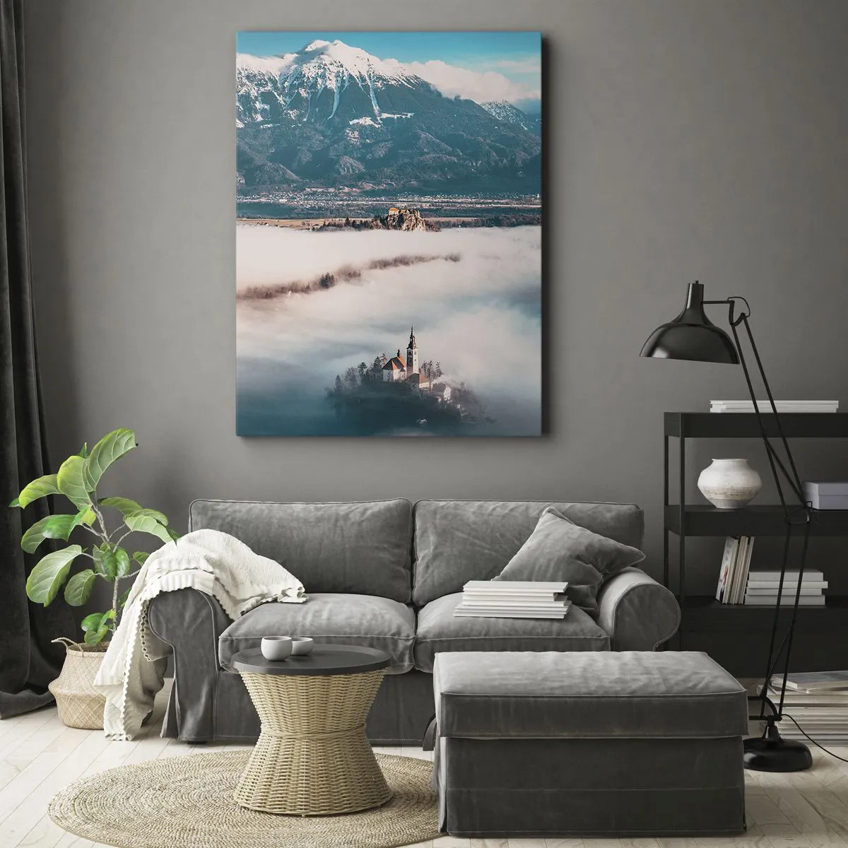 Schilderen op canvas - Het begin van een sprookje - 80x120 cm