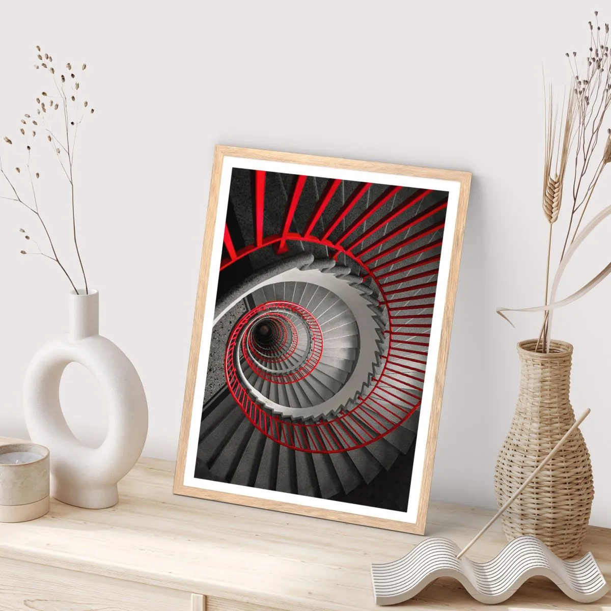 Een poster in een licht eiken lijst - Architectuur plezier - 30x40 cm