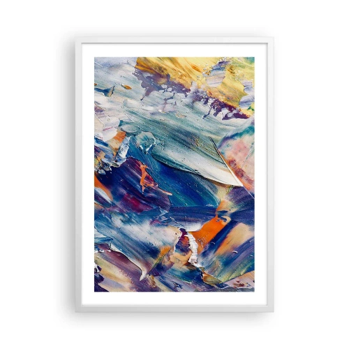 Poster in een witte lijst - Kleur verwarring - 50x70 cm