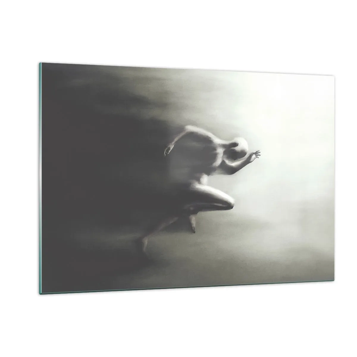 Schilderen op glas - Niet te stopen - 120x80 cm