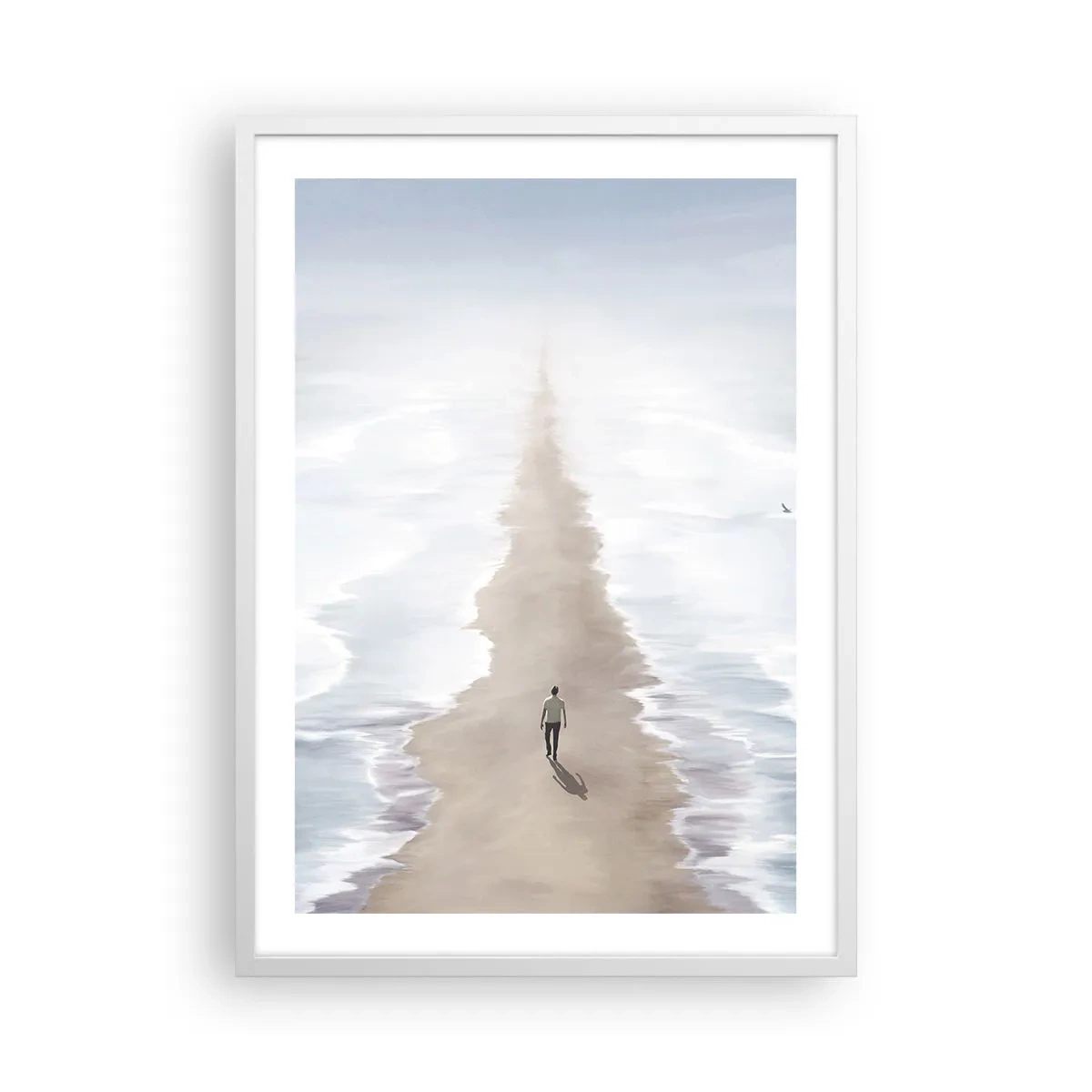 Poster in een witte lijst - Een gouden toekomst - 50x70 cm