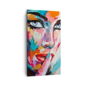 Schilderen op canvas - Ons eerste geheim - 45x80 cm