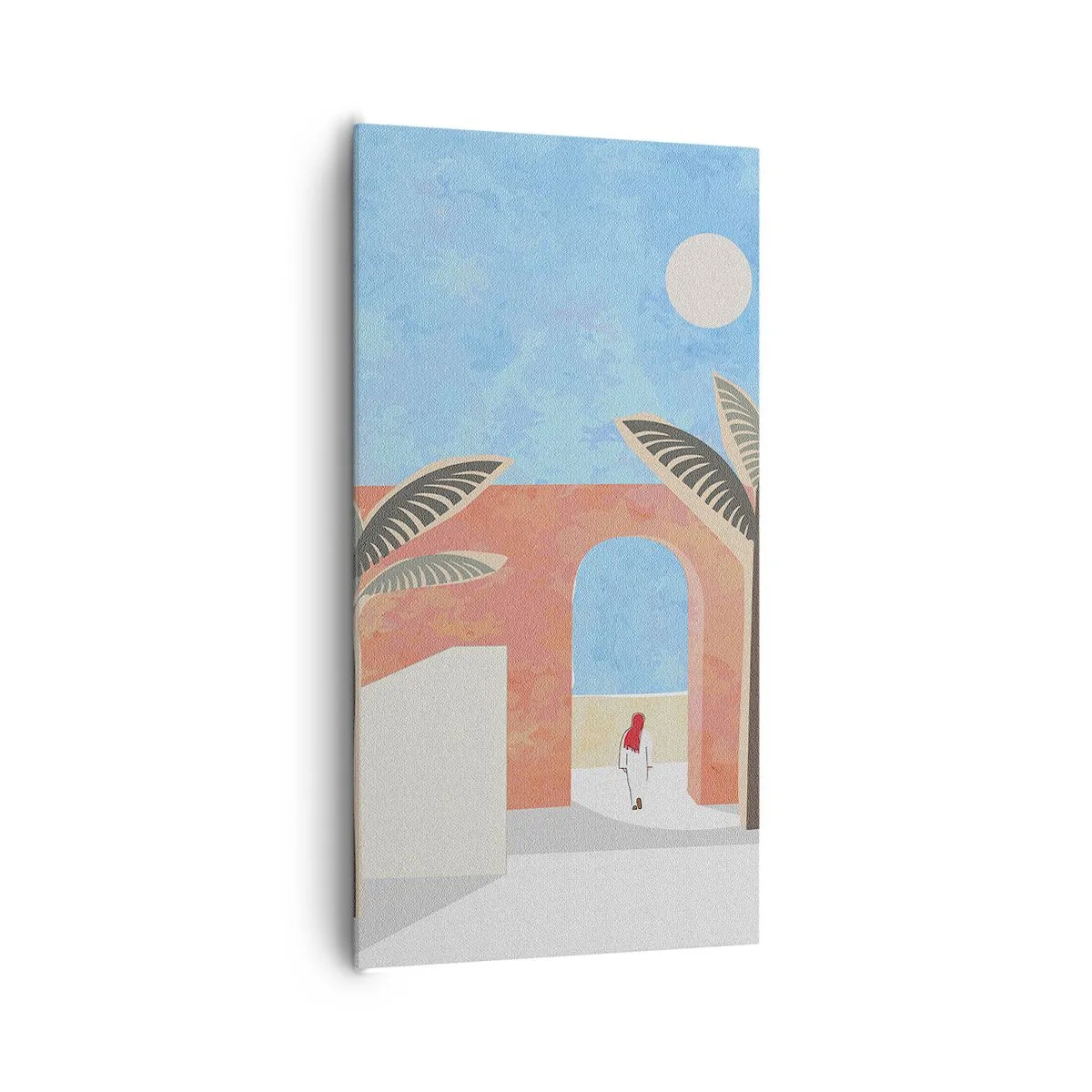 Schilderen op canvas - Arabische dag - 65x120 cm