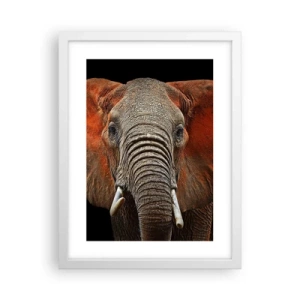 Poster in een witte lijst - Ik ben wild, en jij? - 30x40 cm