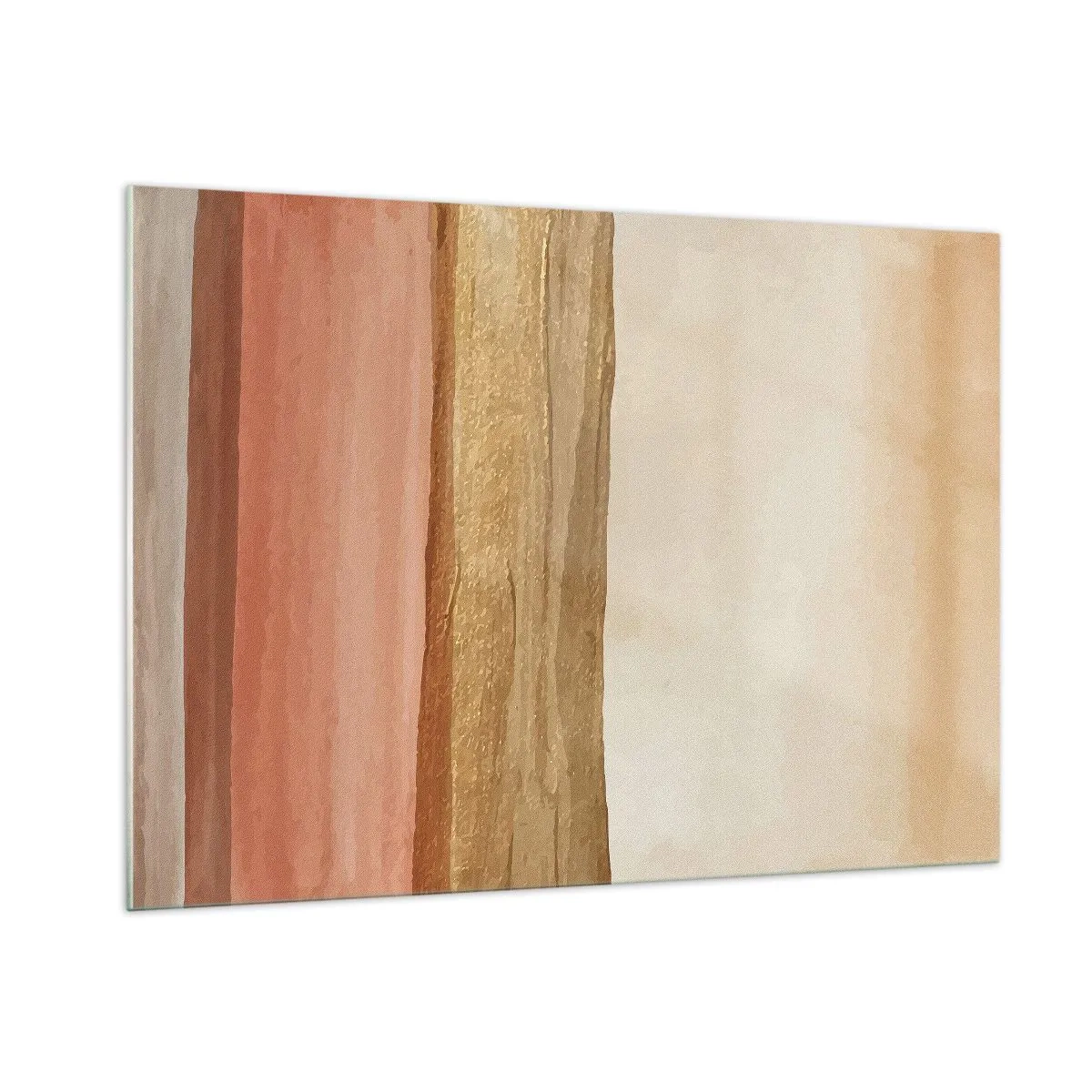 Schilderen op glas - Verticale compositie - 100x70 cm