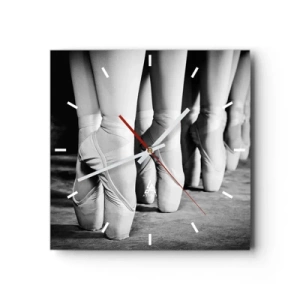 Wandklok - Klok - Samen, lichtjes - 40x40 cm