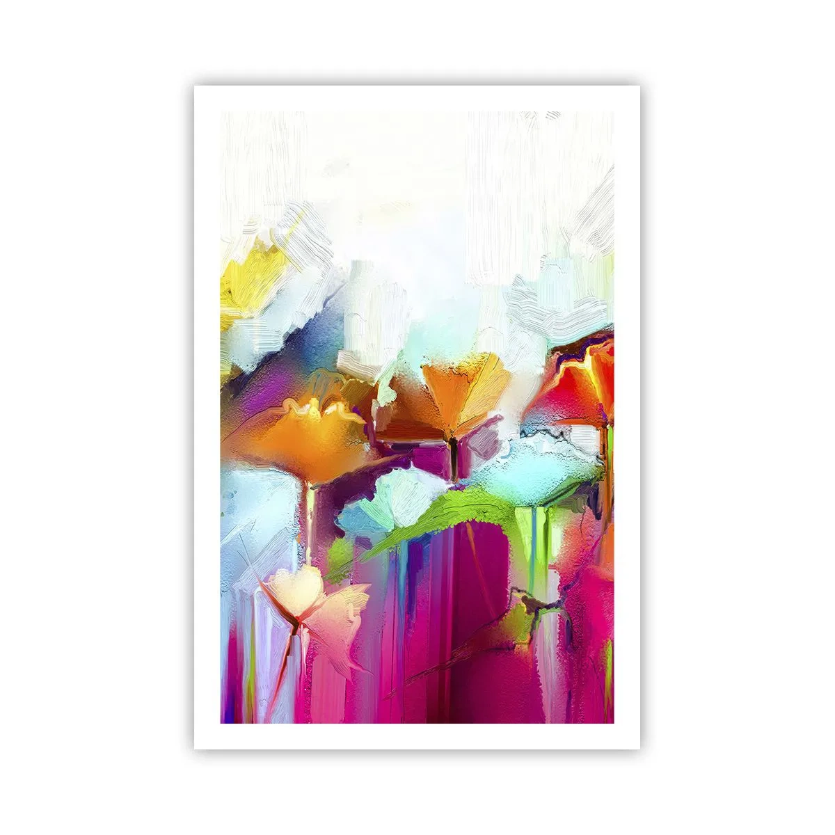 Poster - De regenboog is tot bloei gekomen - 61x91 cm
