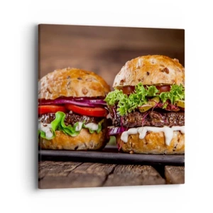 Schilderen op canvas - Amerikaanse droom - 40x40 cm