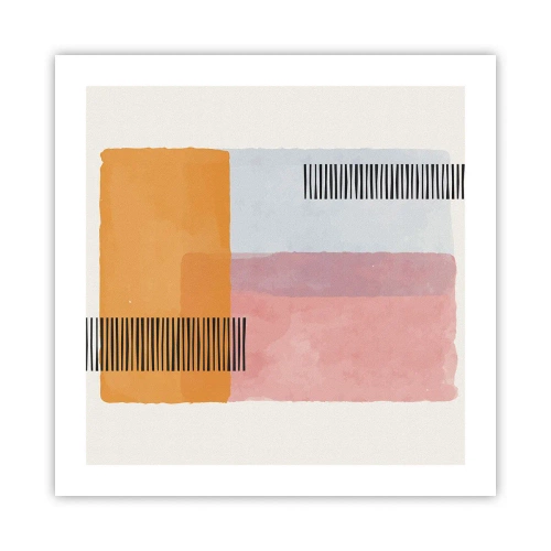 Poster - Van hoek tot hoek - 50x50 cm