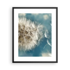 Poster in een zwarte lijst - Engelen adem - 40x50 cm