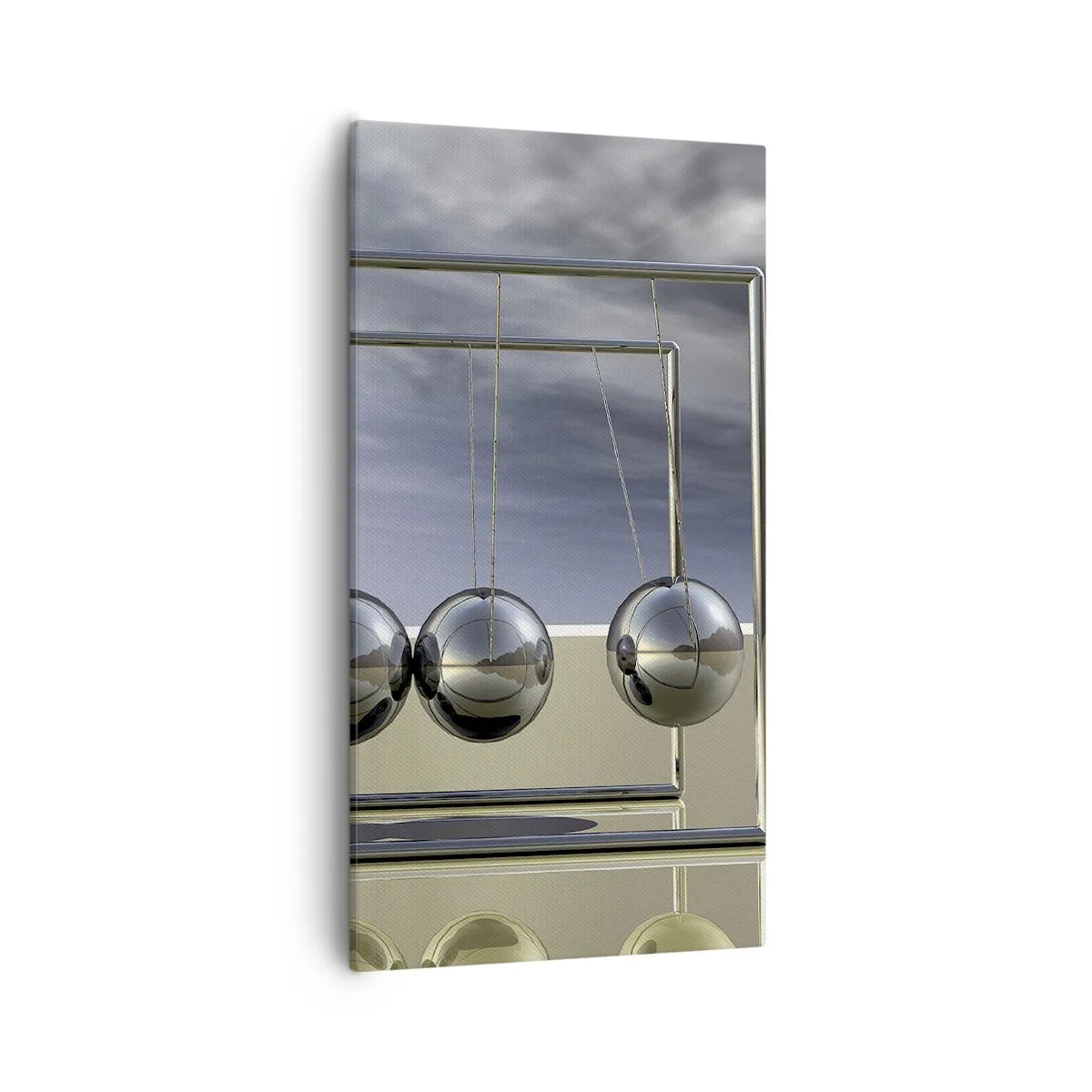 Schilderen op canvas - De energie van de wereld - 55x100 cm