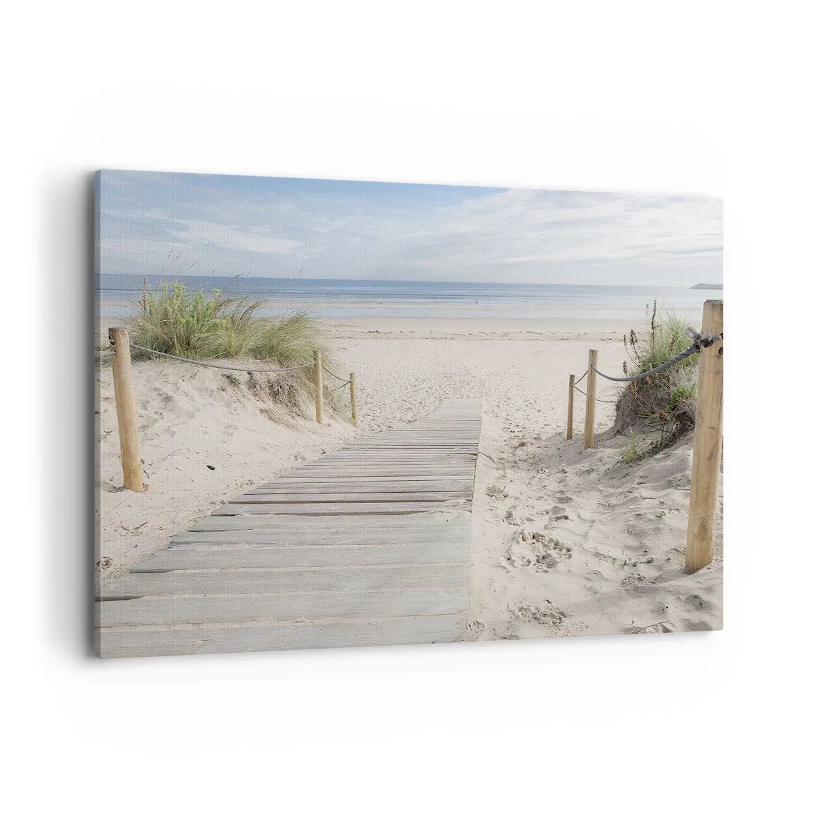 Schilderen op canvas - naar de horizon - 100x70 cm