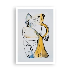 Poster - Glazen abstractie - 70x100 cm