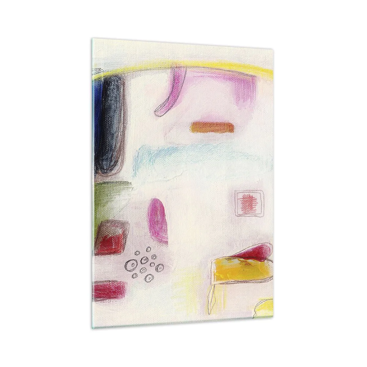 Schilderen op glas - Meer bol dan hol of plat - 50x70 cm