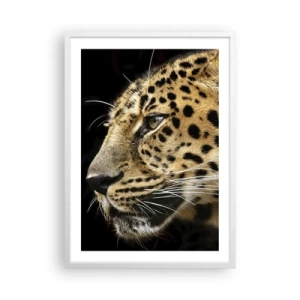 Poster in een witte lijst - Rustig, gefocust, klaar - 50x70 cm