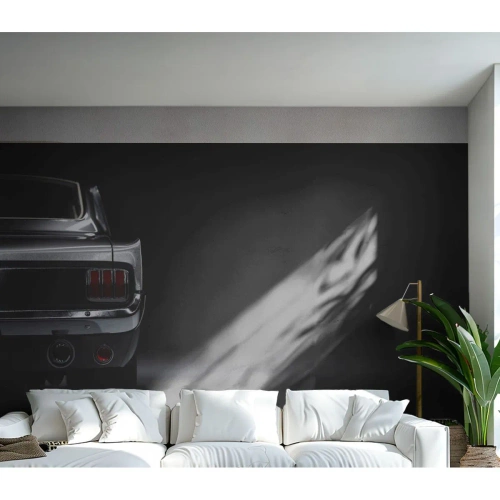 Fotobehang Standard Eco - De charme van de klassieker - Auto, Retro, Auto - 200x140 cm