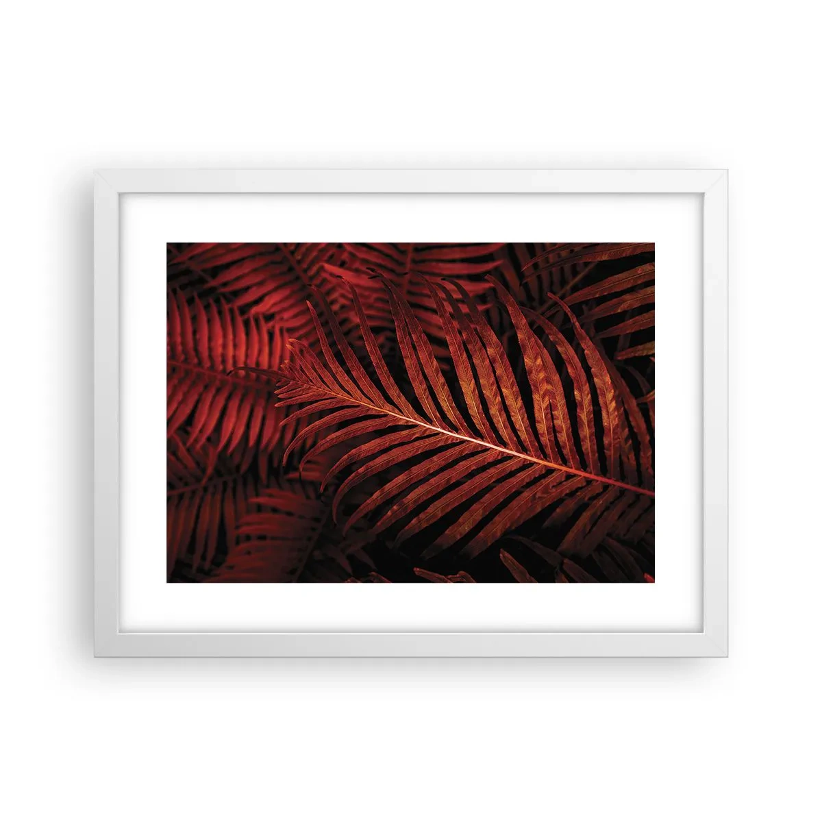 Poster in een witte lijst - De hitte van het leven - 40x30 cm