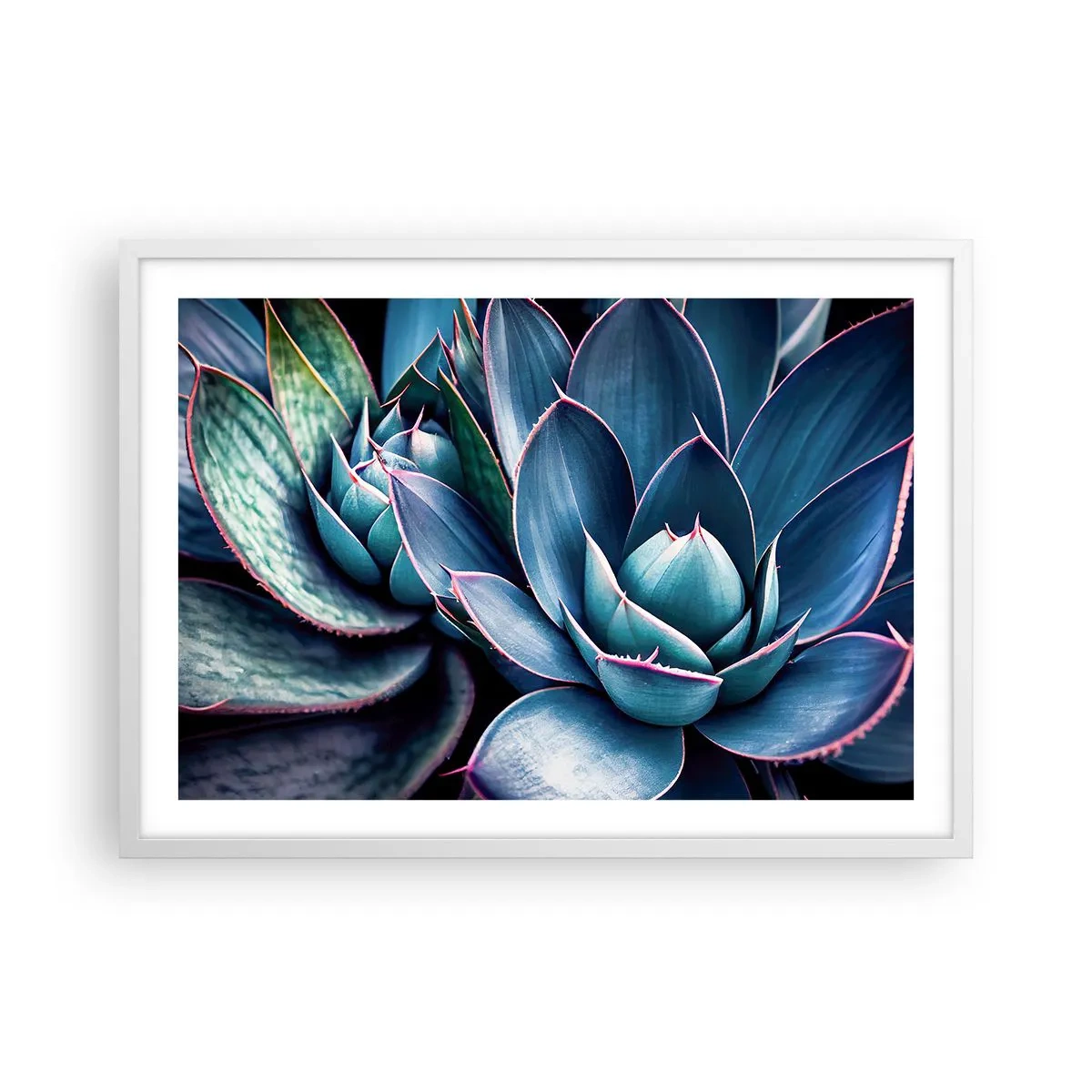 Poster in een witte lijst - Levenskracht - 70x50 cm