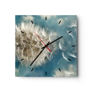 Wandklok - Klok - Engelen adem - 40x40 cm