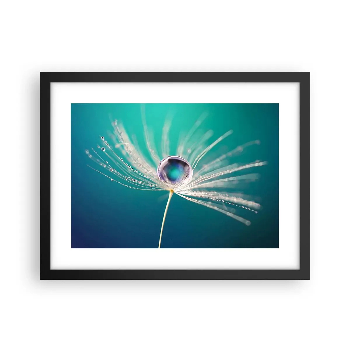 Poster in een zwarte lijst - Mystiek moment - 40x30 cm