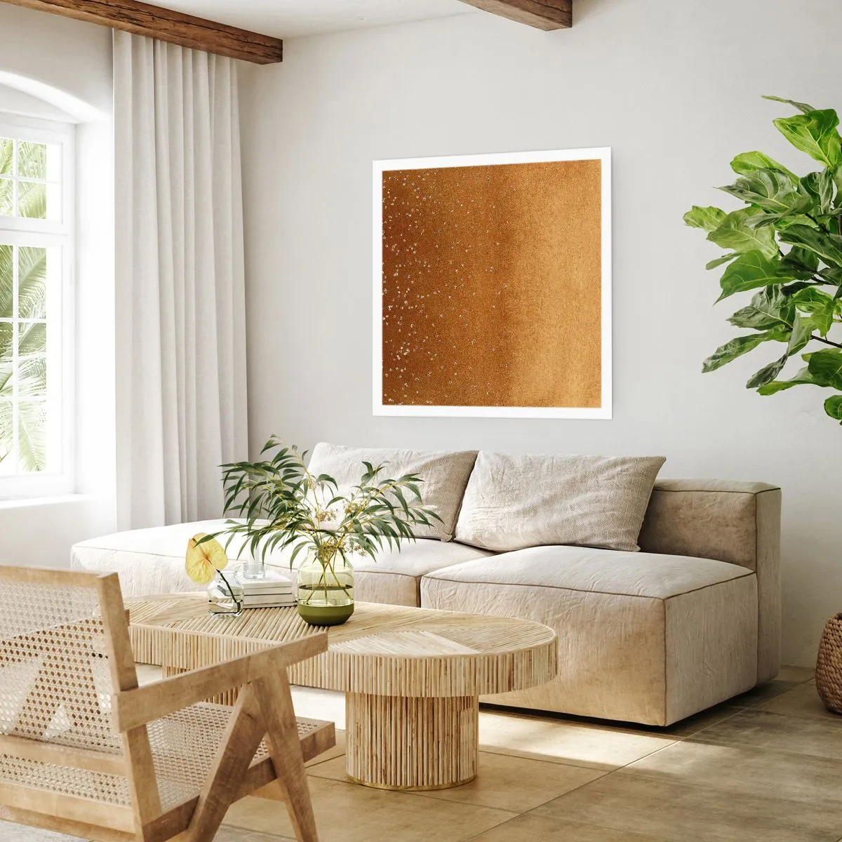 Poster - De geboorte van het licht - 40x40 cm