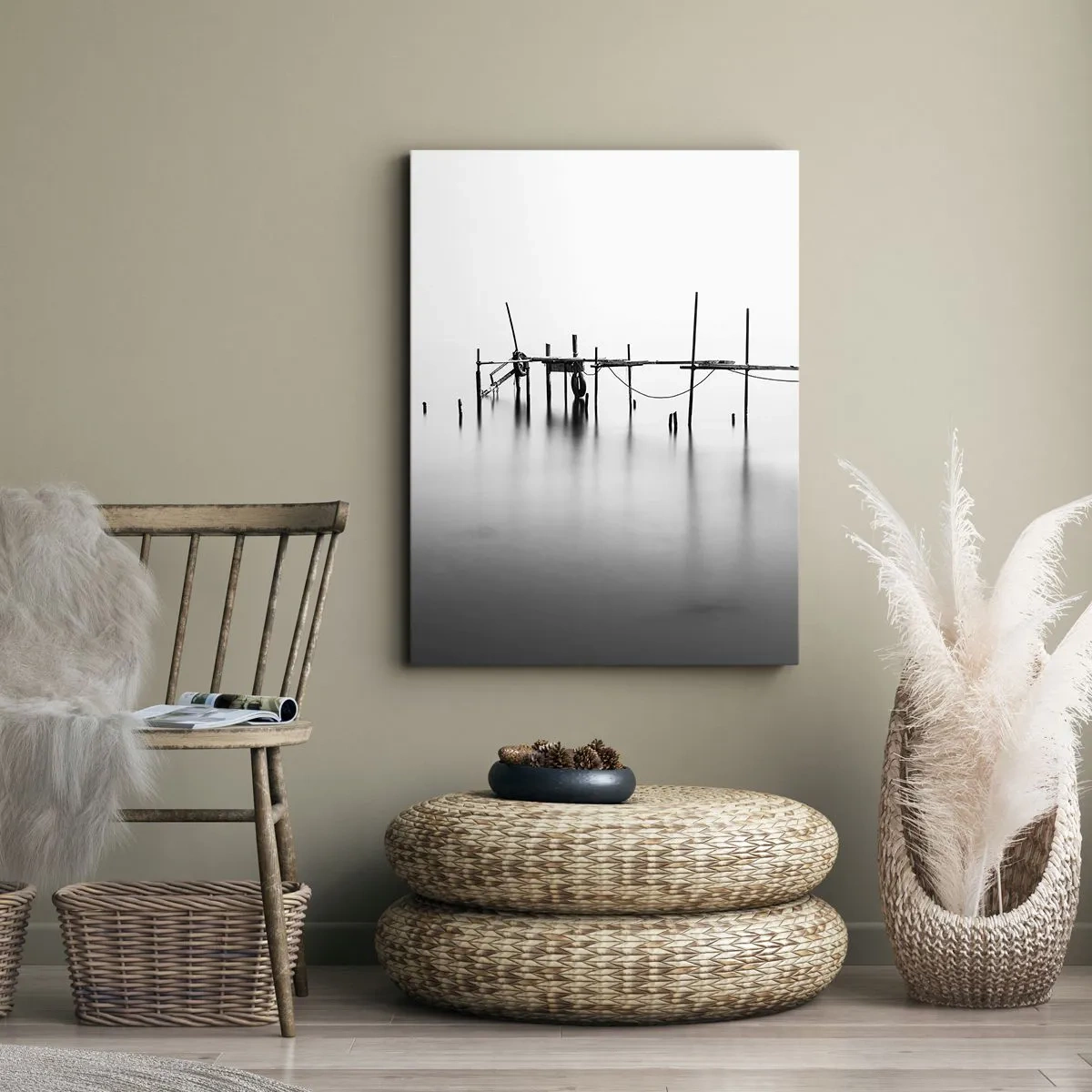 Schilderen op canvas - Wat als er geen wereld is? - 45x80 cm