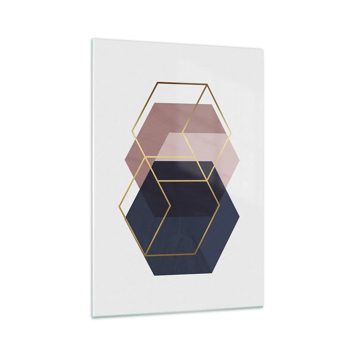 Schilderen op glas - De kracht van eenvoud - 70x100 cm