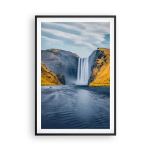 Poster in een zwarte lijst - Eeuwige duur, eeuwige beweging - 61x91 cm