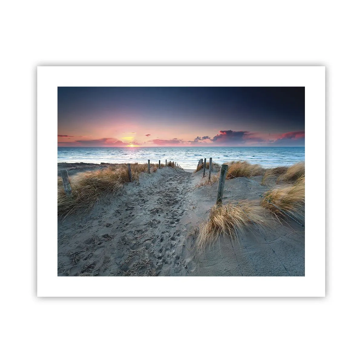 Poster - Je liet een regenboog van licht stralend... - 50x40 cm