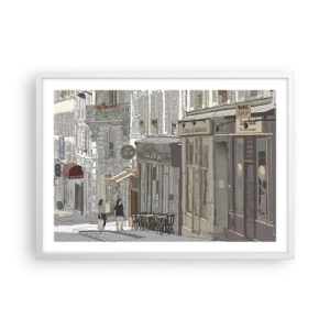 Poster in een witte lijst - Stadsvreugde - 70x50 cm