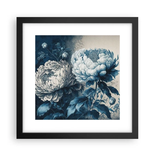 Poster in een zwarte lijst - Bij elkaar passend paar - 30x30 cm