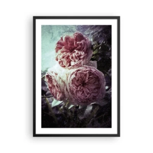 Poster in een zwarte lijst - In een romantische sfeer - 50x70cm - In een romantische sfeer - Moderne wanddecoratie voor woonkamer en slaapkamer ARTTOR