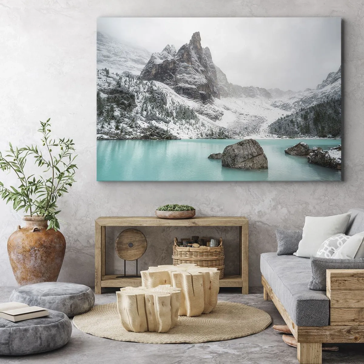 Schilderen op canvas - Bewakend - 70x50 cm