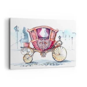 Schilderen op canvas - Naar de bruiloft of naar het bal? - 100x70 cm